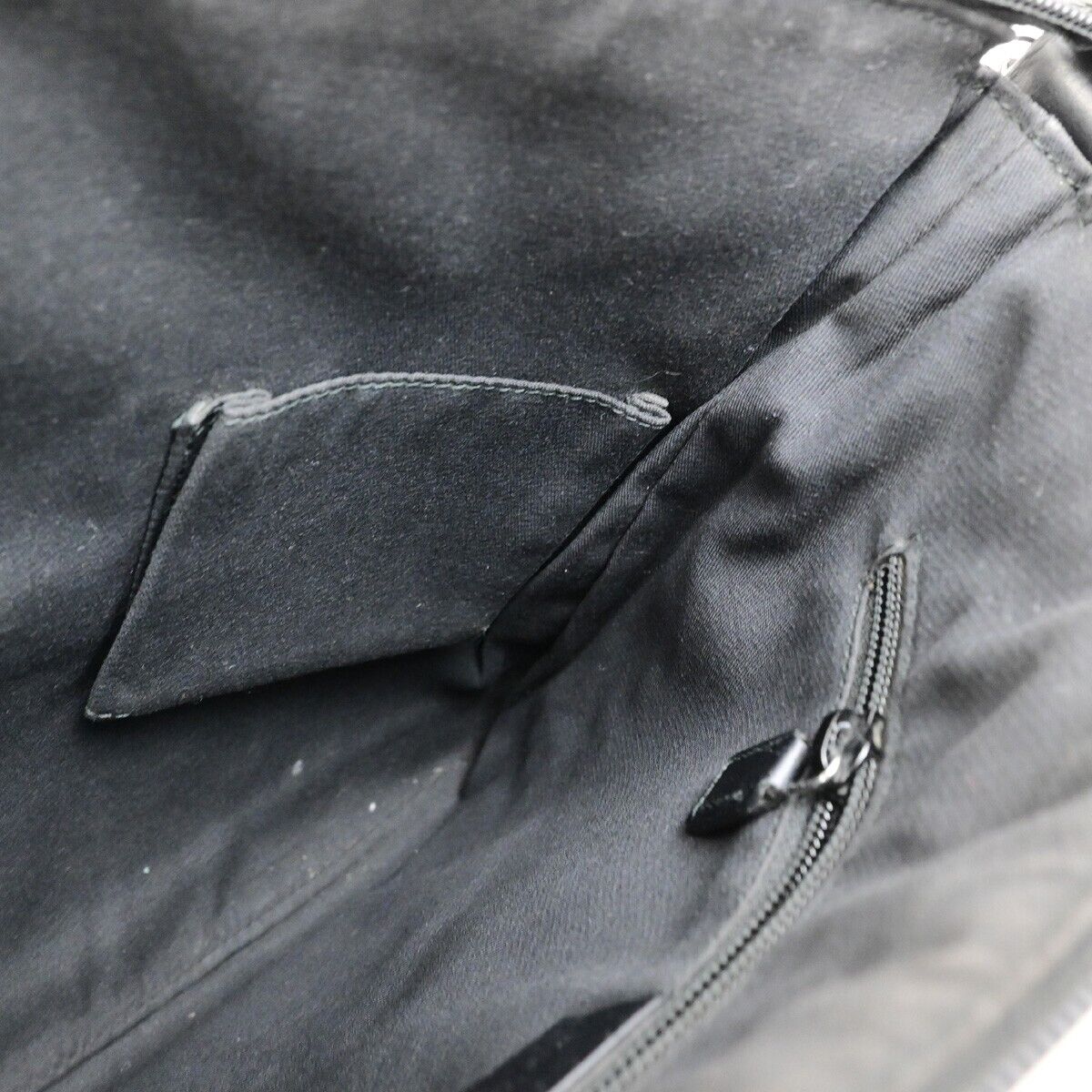 GUCCI Logo GG Pattern Cross Body Shoulder Bag Canvas Leather Black Italy 87FB347