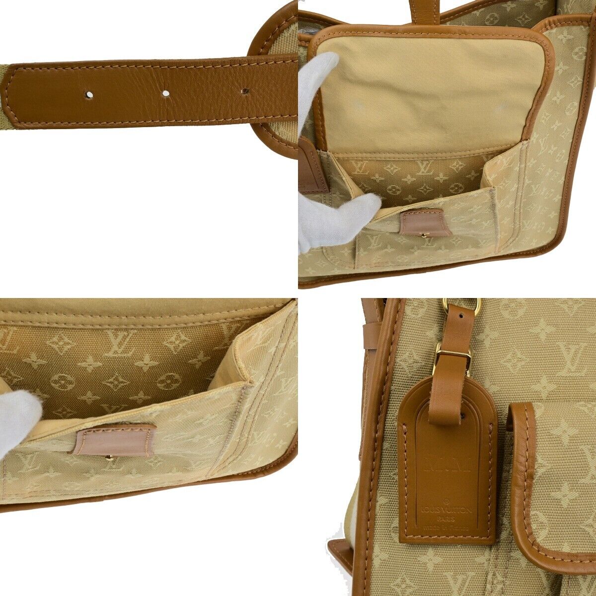 LOUIS VUITTON Marie Kate Shoulder Bag Monogram Mini Canvas Beige M92323 73SJ584