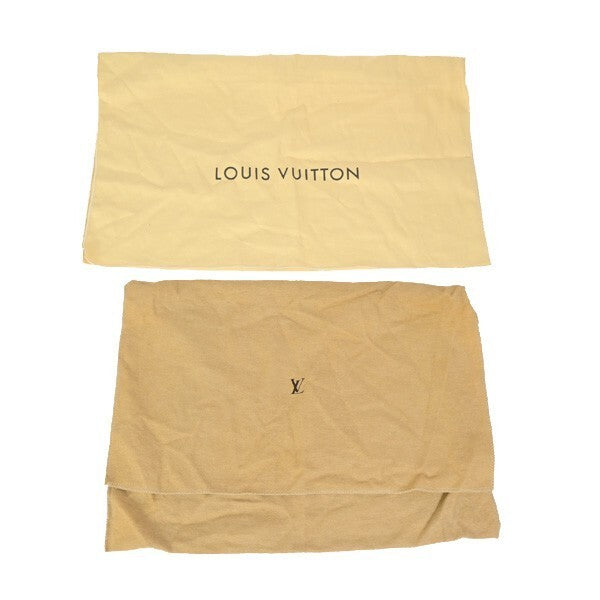 LOUIS VUITTON Logo 10 Set Dust Bag Drawstring Canvas Cotton Beige Brown 09KP115