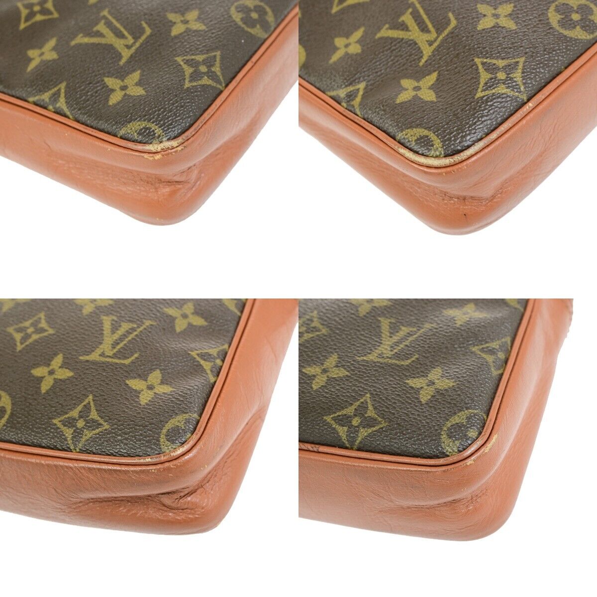 LOUIS VUITTON Pochette Sport Clutch Hand Bag Monogram Leather BN N0.183 01ED040