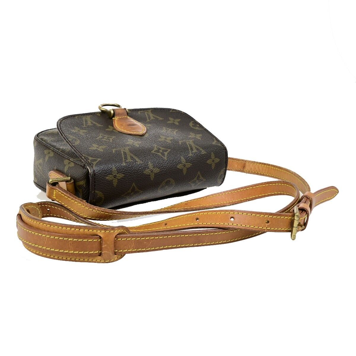 LOUIS VUITTON Mini Saint Cloud Shoulder Bag Monogram Leather BN M51244 65FB334
