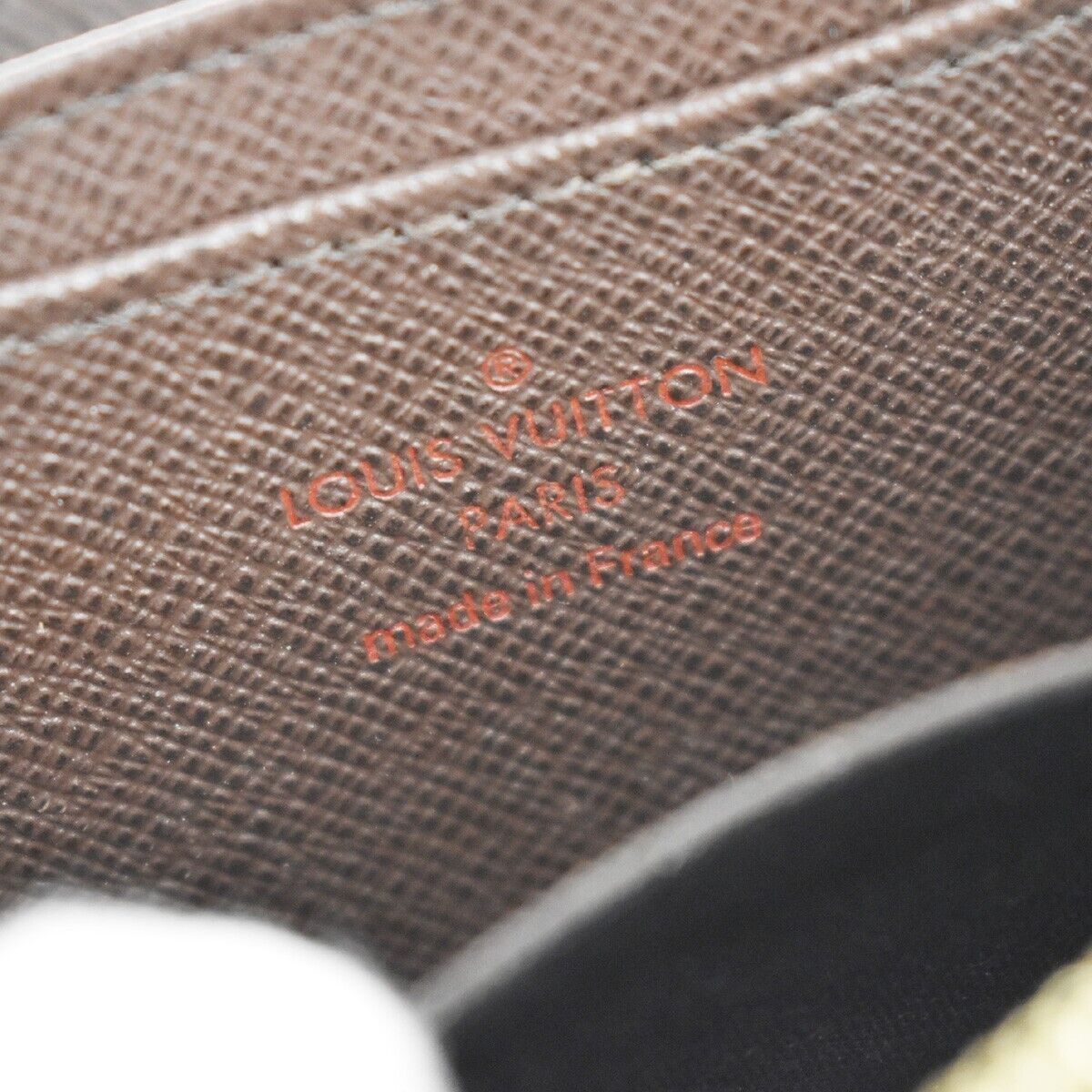 LOUIS VUITTON Zippy Coin Purse Wallet Bifold Damier Ebene Leather N63070 32RC362