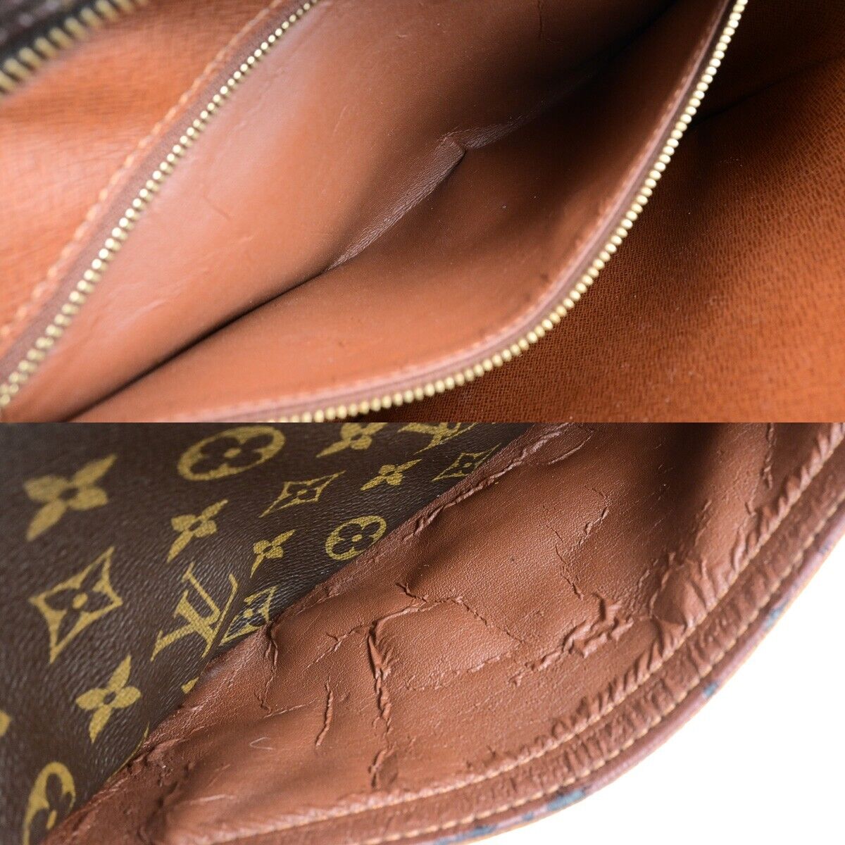 LOUIS VUITTON Trocadero 27 Shoulder Bag Monogram Leather Brown M51274 84EC993