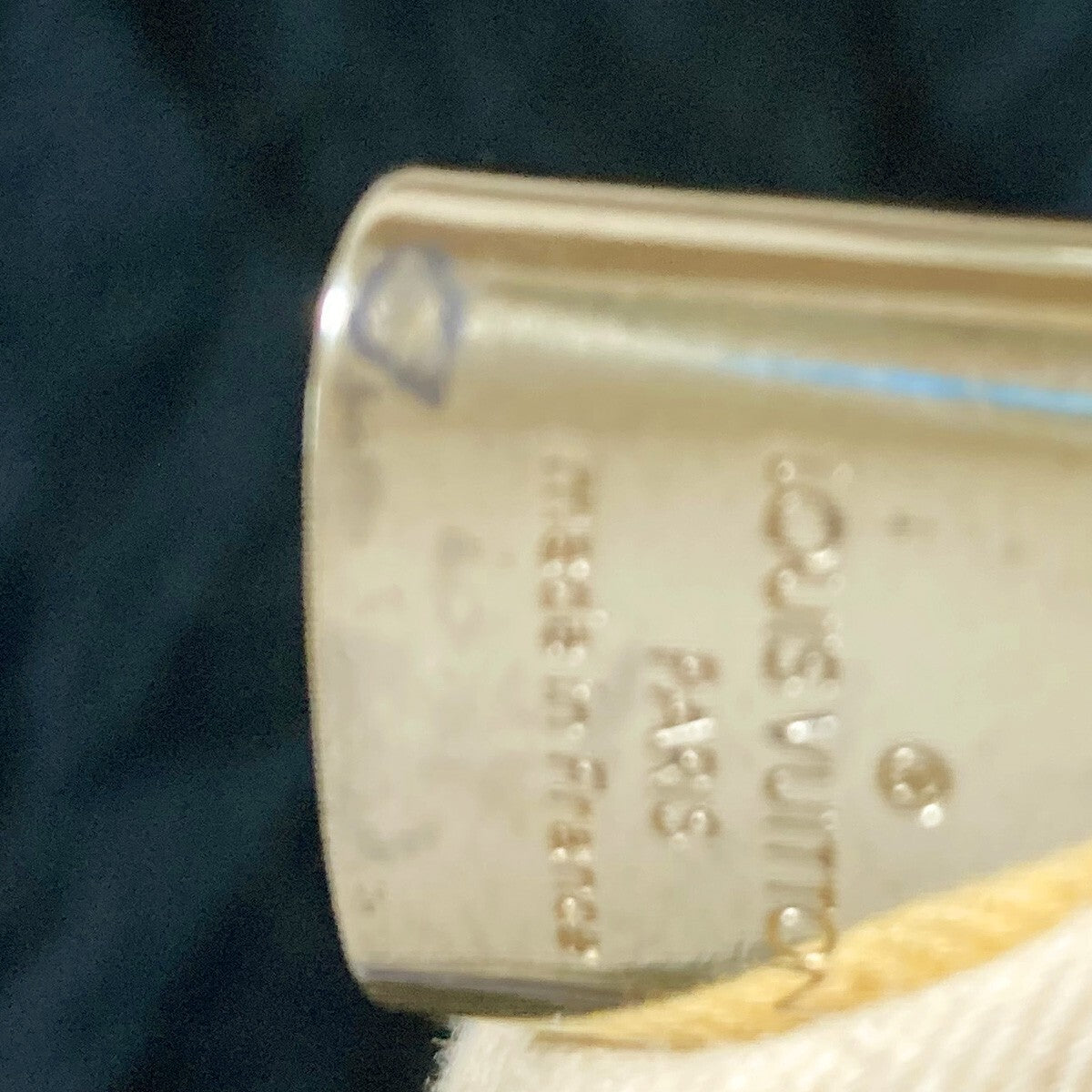 LOUIS VUITTON LV 10 SET PADLOCK KEY CHARM CADENA GOLD-PLATED FRANCE 37PDA142