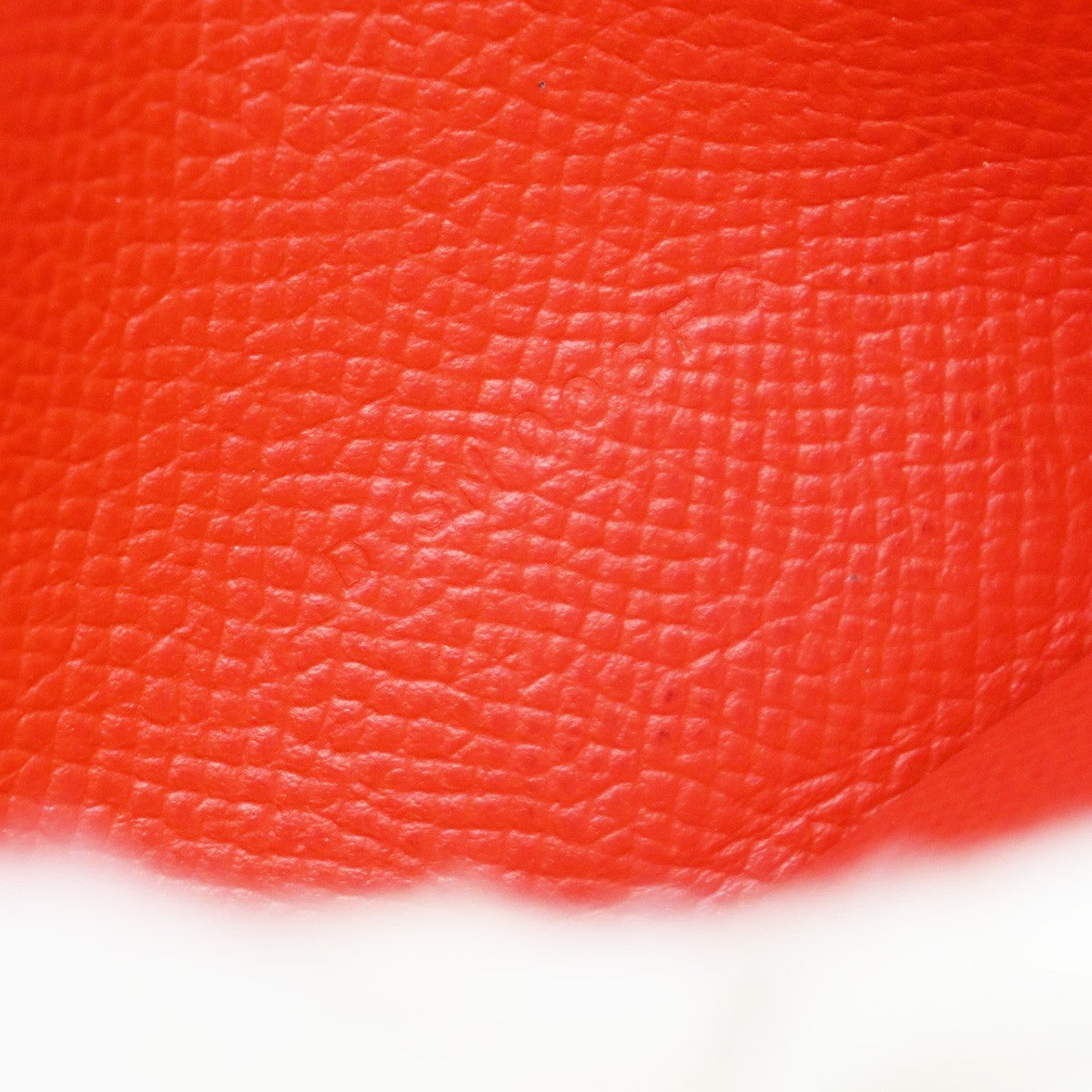 HERMES H Logo Bearn Long Bifold Wallet Leather Blue Red GHW France 32EF997