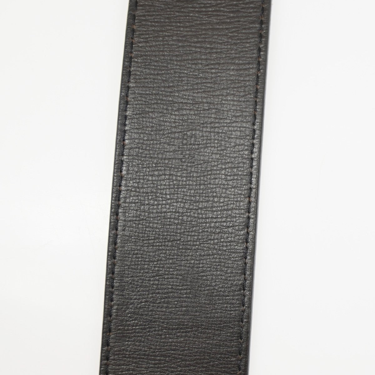 LOUIS VUITTON LV Logo Ceinture LV Initial Belt 80/32 Leather Brown M6902 86KC273