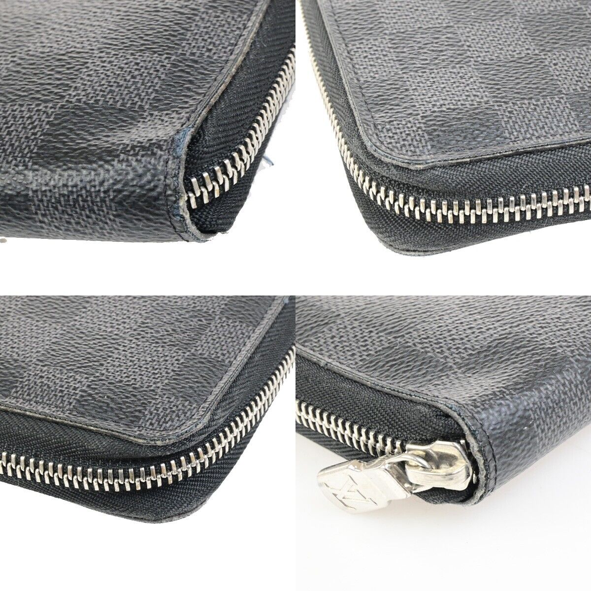 LOUIS VUITTON Zippy Organizer NM Long Wallet Damier Graphite BK N60111 36KA439