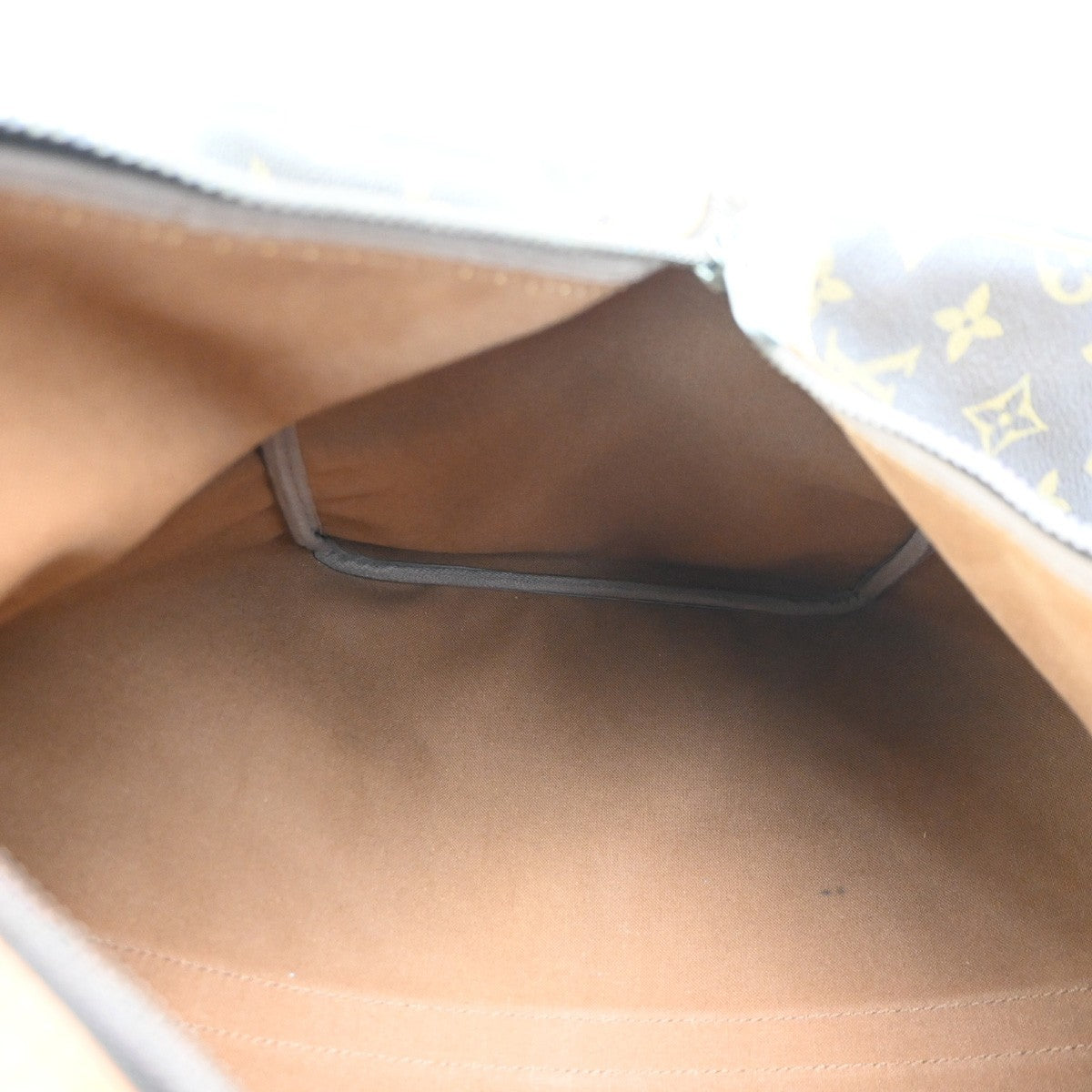 LOUIS VUITTON Sac Souple 55 Hand Boston Bag Monogram Leather BN  M41622 64MA054