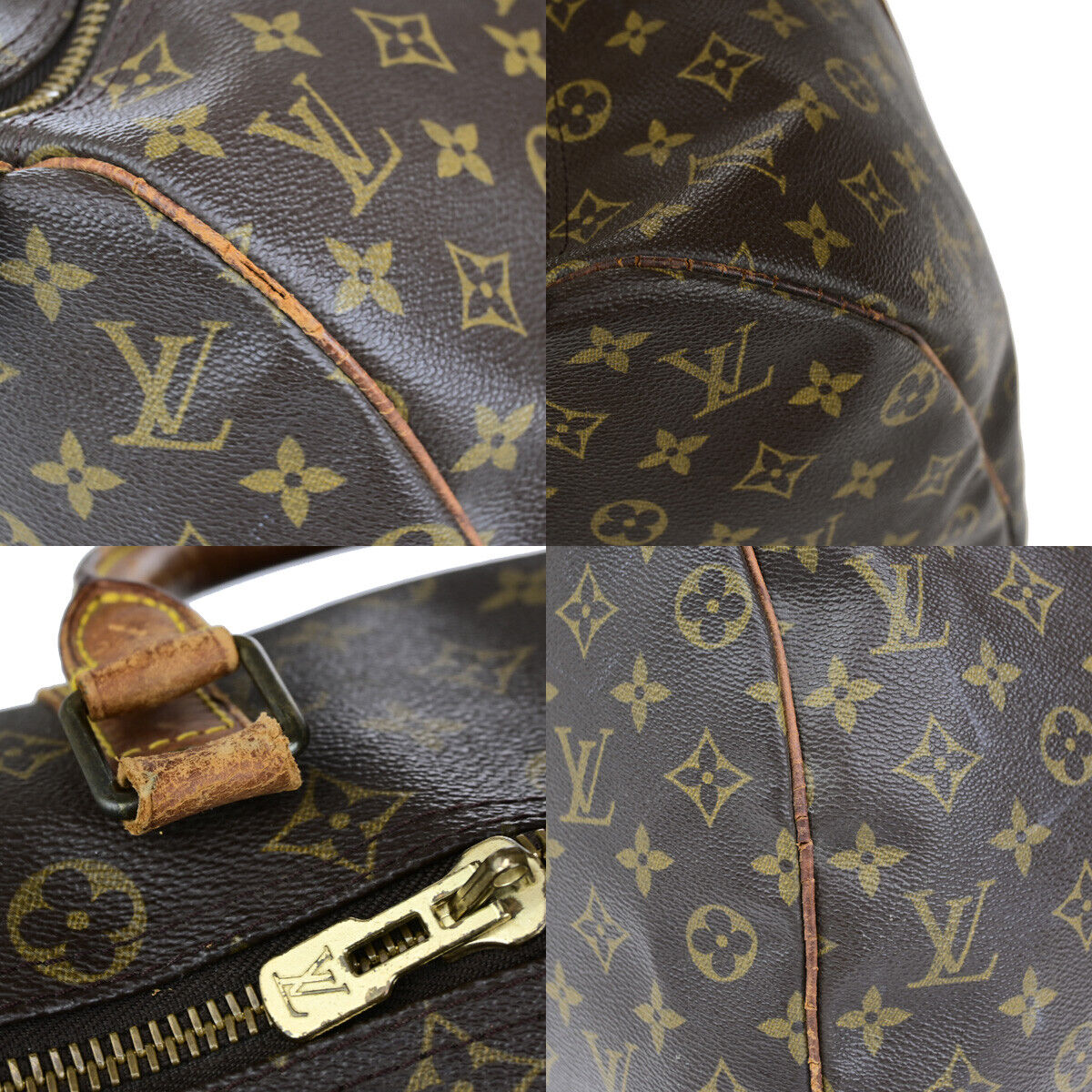 LOUIS VUITTON Keepall 45 Travel Hand Bag Monogram Leather Brown M41428 63YG721
