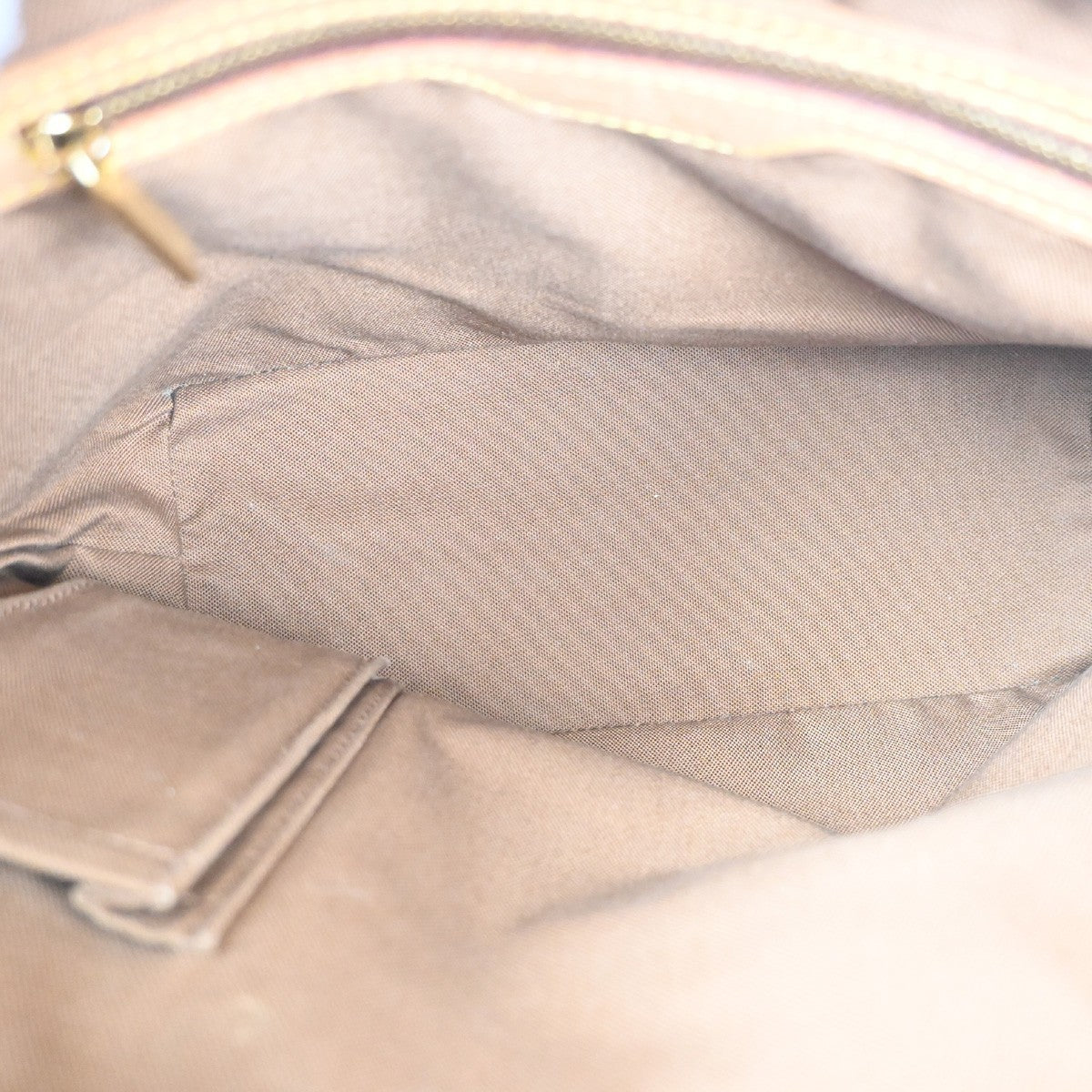 LOUIS VUITTON Cabas Piano Shoulder Bag Monogram Leather Brown M51148 16MA249