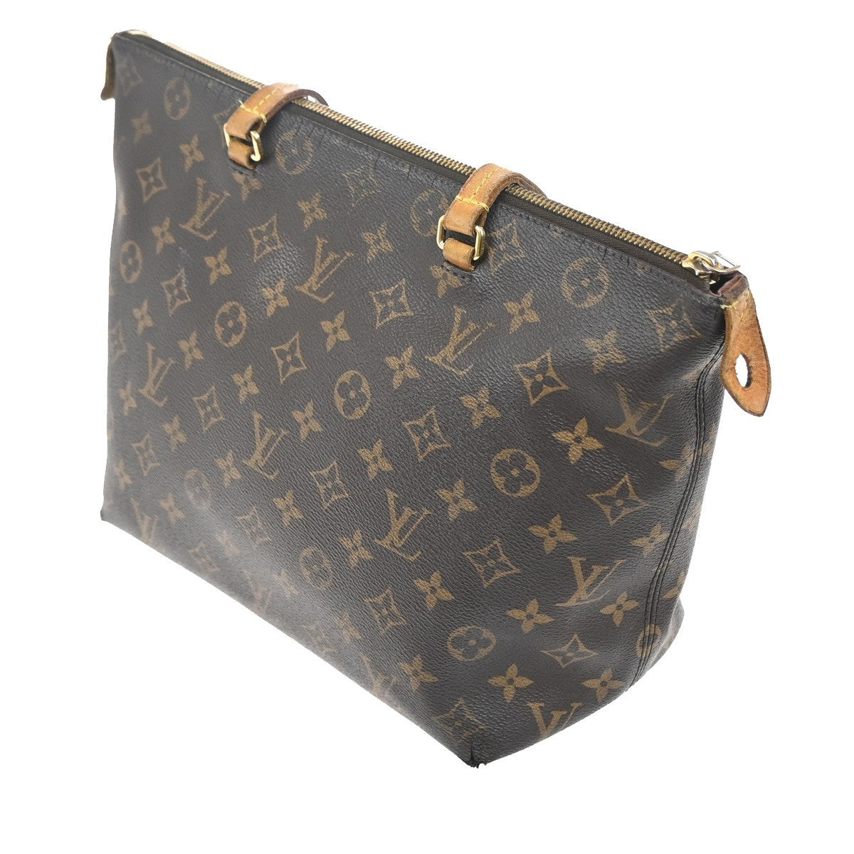 LOUIS VUITTON LV Iena PM Shoulder Bag Monogram Leather Brown M42268 65MA041