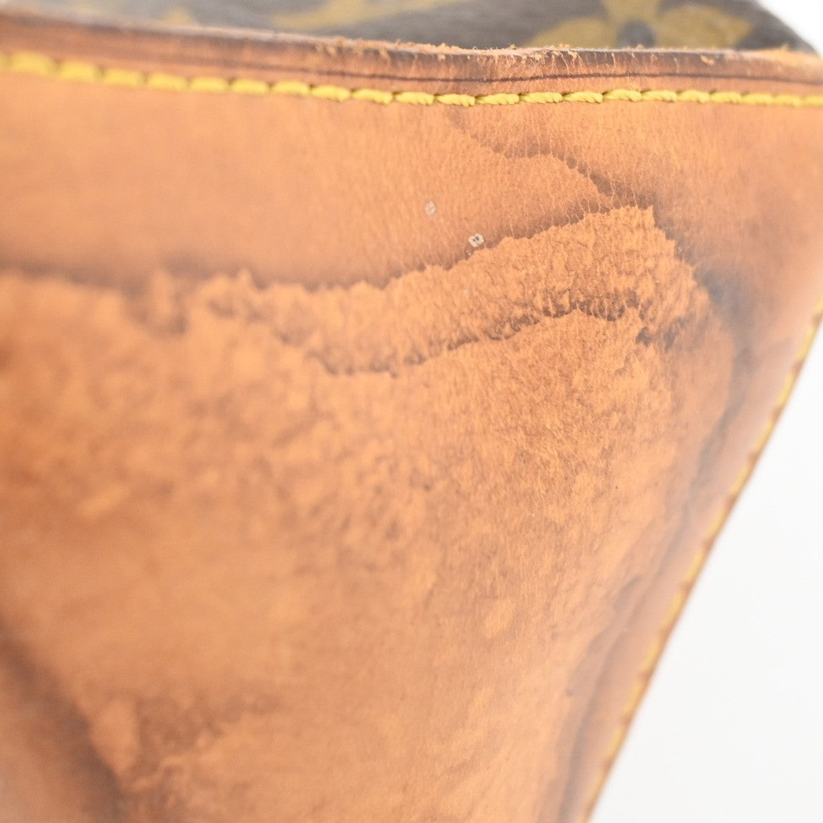 LOUIS VUITTON Cabas Mezzo Shoulder Bag Monogram Leather Brown M51151 84YJ058