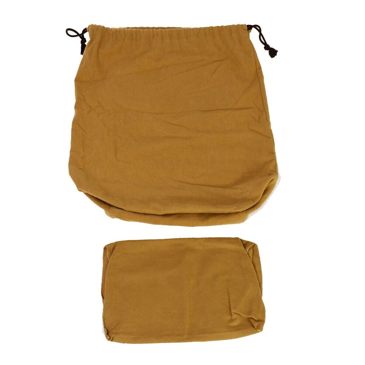 LOUIS VUITTON Logo 10 Set Dust Bag Drawstring Canvas Cotton Beige Brown 02GA591