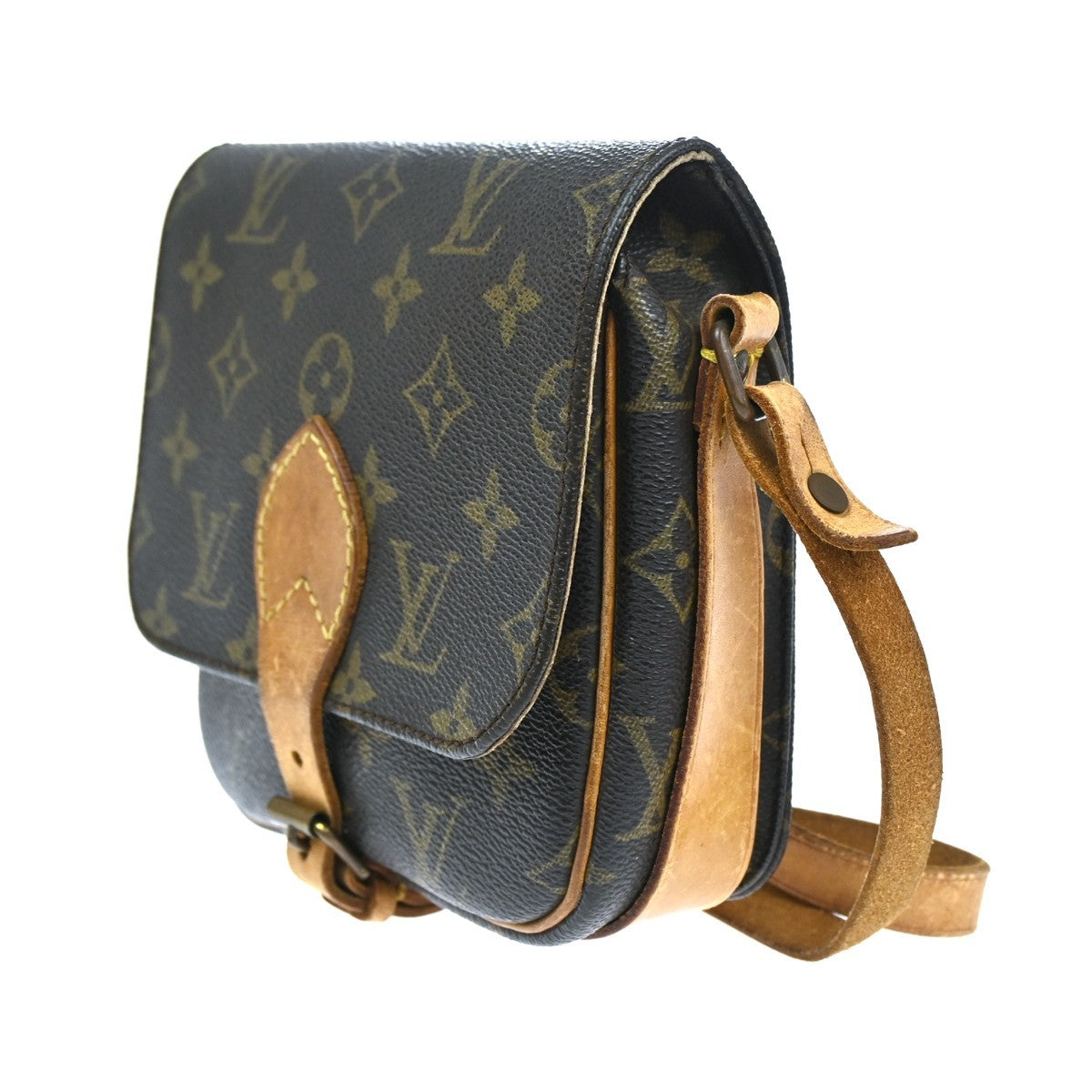 LOUIS VUITTON Mini Cartouchiere Shoulder Bag Monogram Leather BN M51254 32KC134