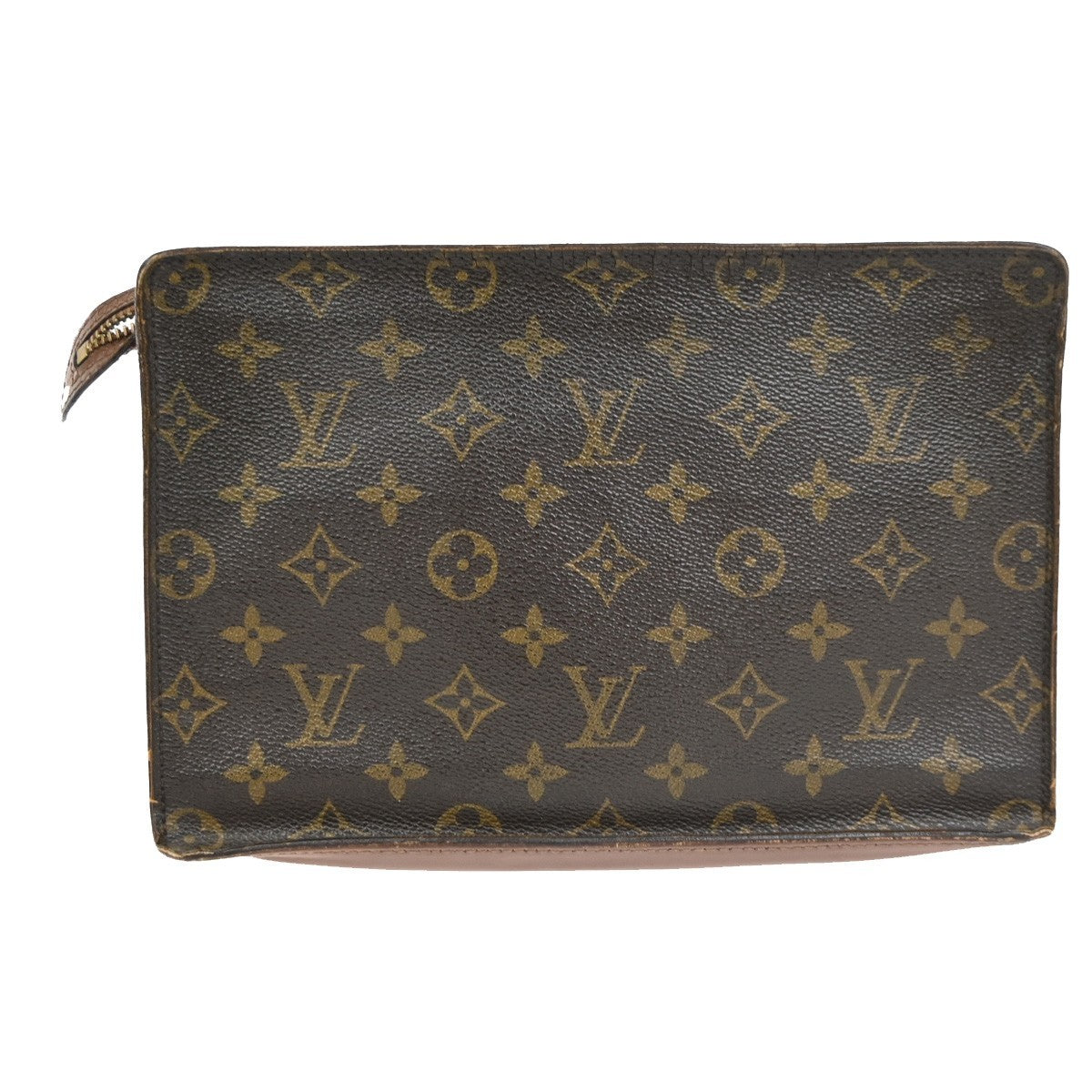 LOUIS VUITTON Pochette Homme Clutch Hand Bag Monogram Leather BN M51795 07CB006