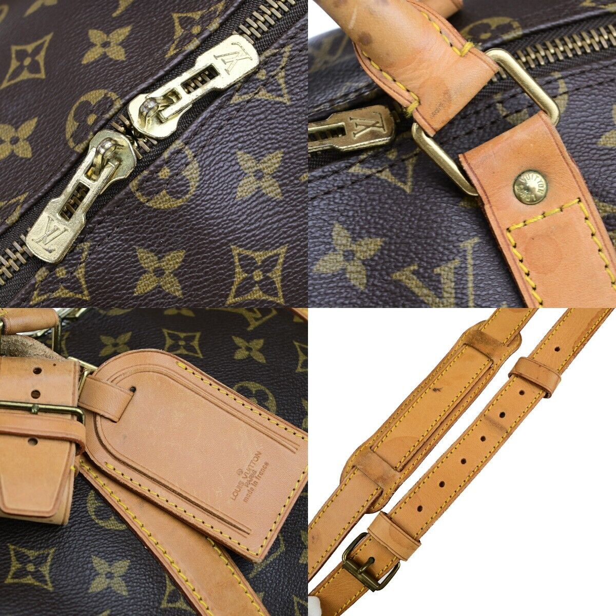 LOUIS VUITTON Keepall Bandouliere 50 2Way Hand Bag Monogram BN M41416 17ED321