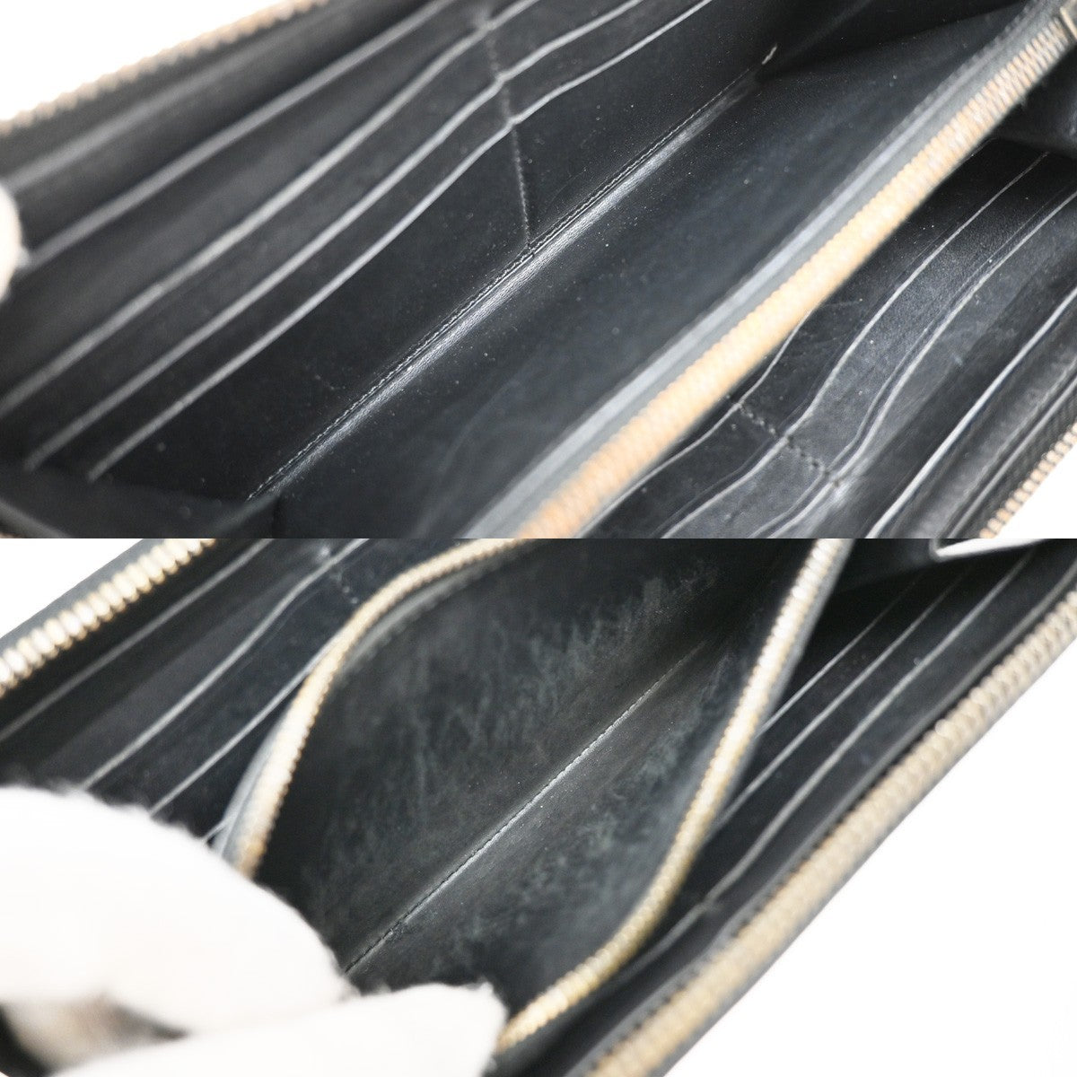 BERLUTI Logo Itauba Long Zip Around Wallet Scritto Leather Brown Italy 61EF704