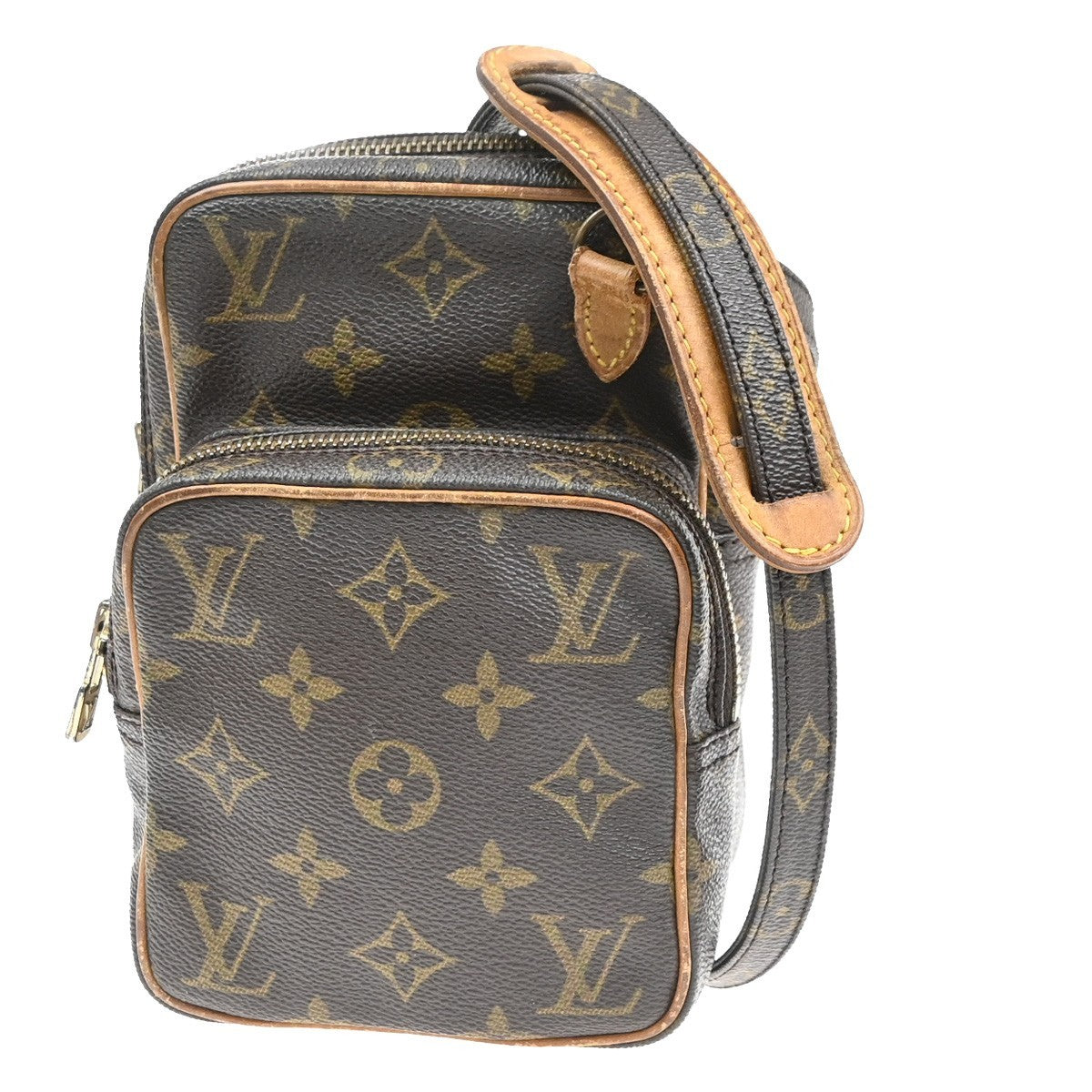 LOUIS VUITTON Mini Amazon Shoulder Bag Monogram Leather Brown M45238 34MA463