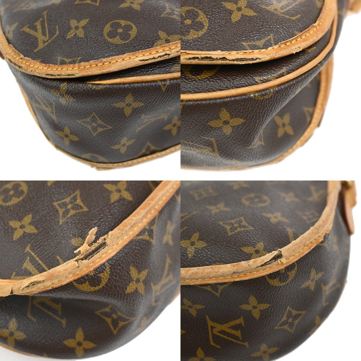 LOUIS VUITTON Menilmontant PM Shoulder Bag Monogram Leather BN M40474 66YJ073
