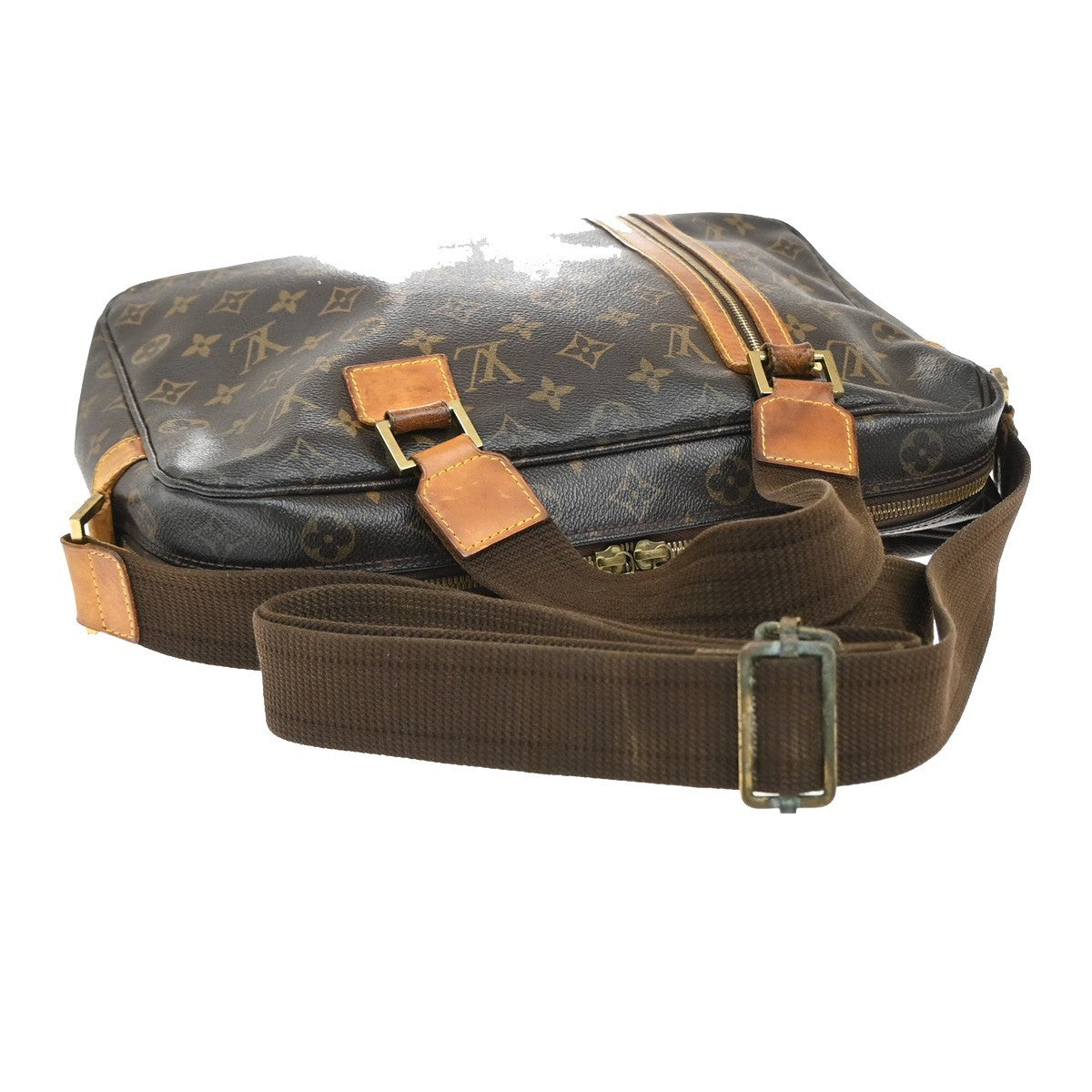 LOUIS VUITTON Sac Bosphore 2way Hand Bag Monogram Leather Brown M40043 66EF788