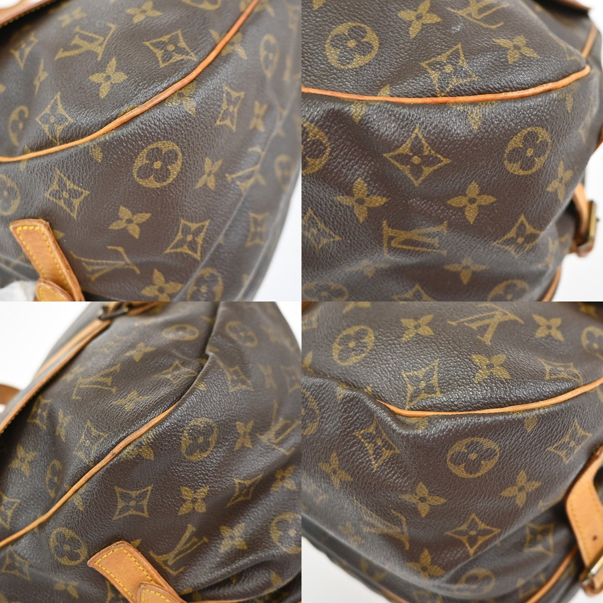 LOUIS VUITTON Saumur 35 Shoulder Bag Monogram Leather BN France M42254 77YJ008