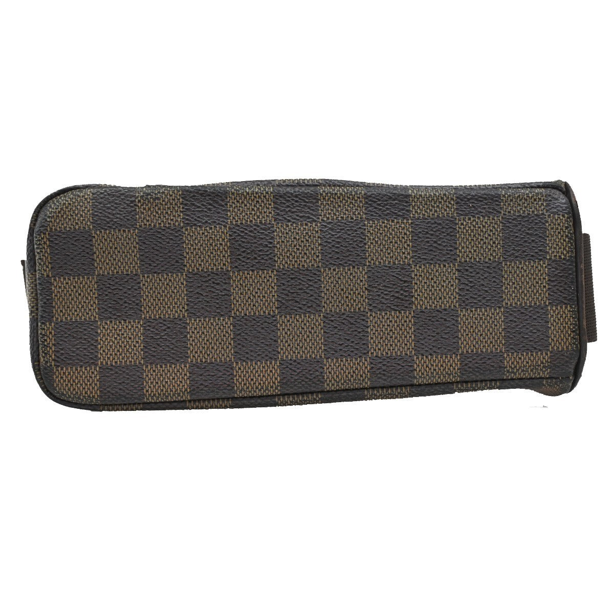LOUIS VUITTON Olav PM Shoulder Bag Damier Ebene Leather Brown N41442 34CA223