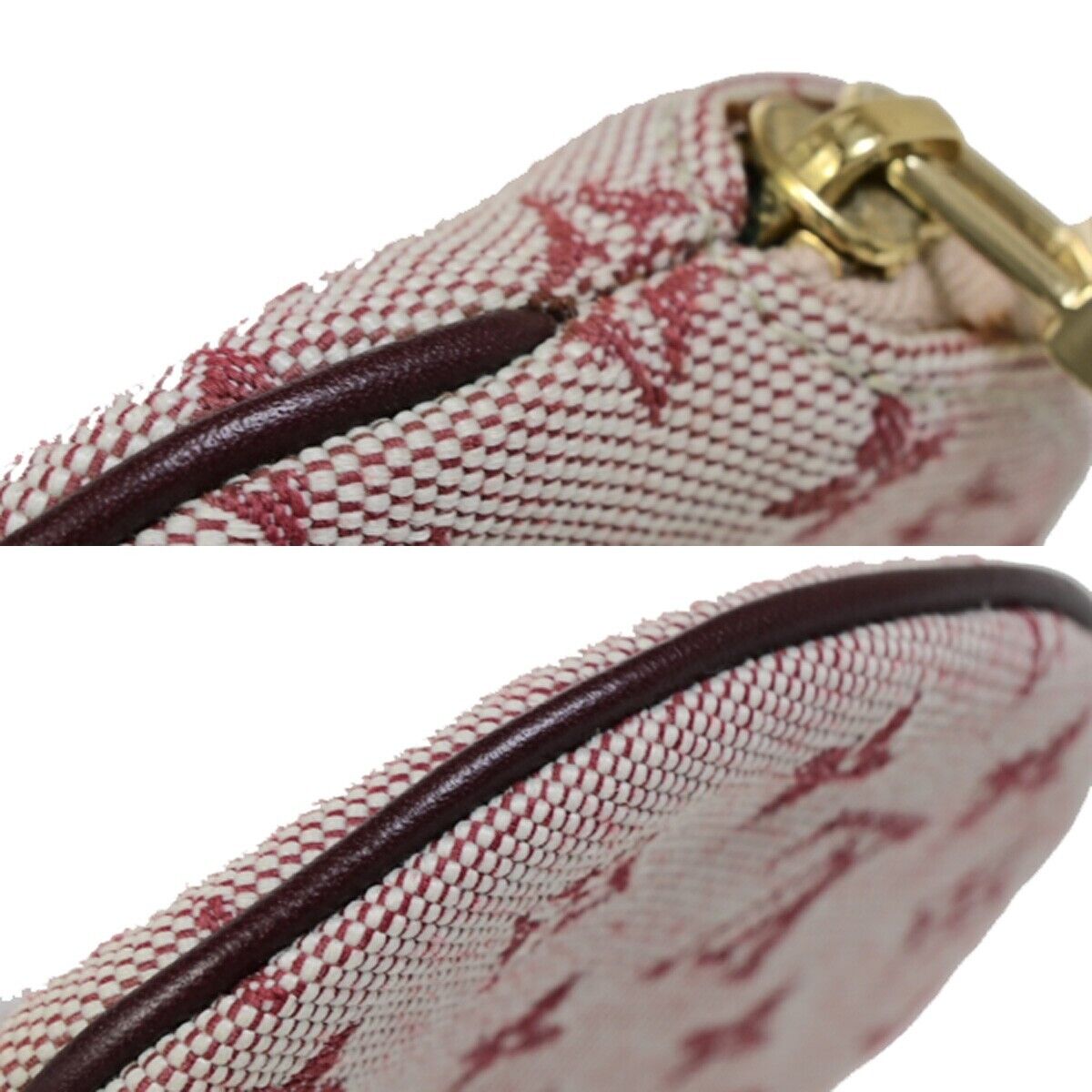 LOUIS VUITTON Porte Monnais Rond Coin Case Monogram Mini Red M92462 39FA784