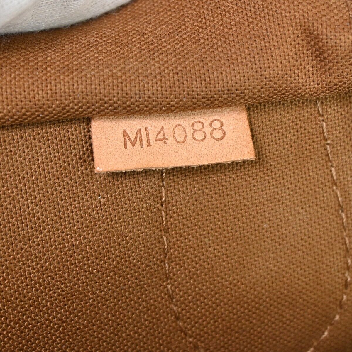 LOUIS VUITTON Montorgueil PM Shoulder Bag Monogram Leather Brown M95565 34YD106