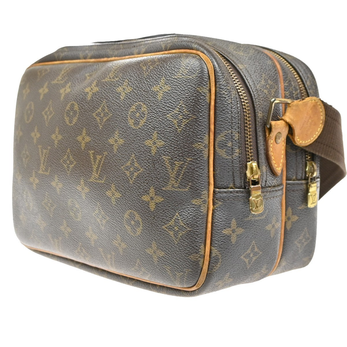 LOUIS VUITTON Reporter PM Crossbody Shoulder Bag Monogram Leather M45254 38SA041