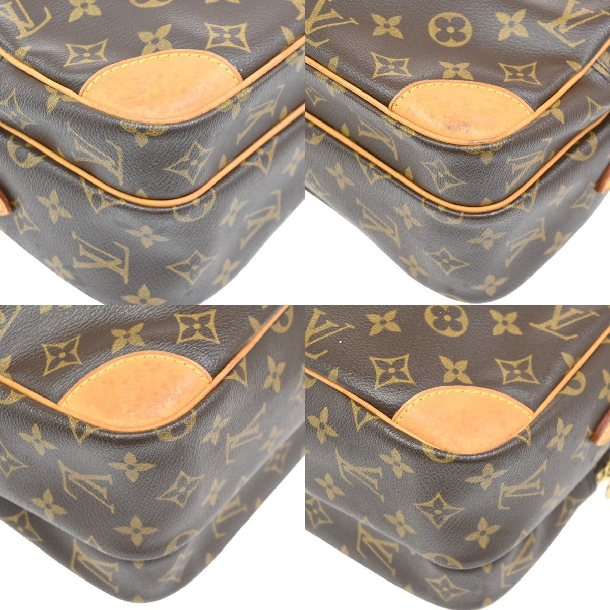 LOUIS VUITTON Nile Crossbody Shoulder Bag Monogram Leather Brown M45244 98KB813