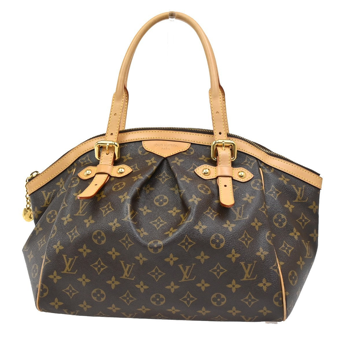 LOUIS VUITTON LV Tivoli GM Shoulder Bag Monogram Leather Brown M40144 667RL532