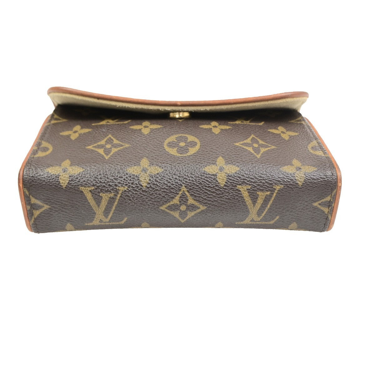 LOUIS VUITTON Pochette Florentine Bum Bag Monogram Leather Brown M51855 33PA133
