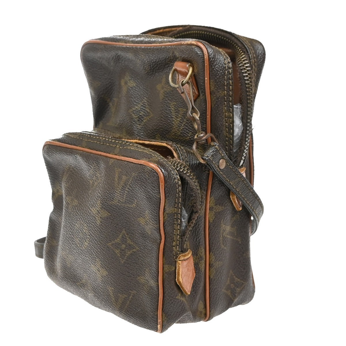 LOUIS VUITTON Mini Amazon Shoulder Bag Monogram Leather Brown M45238 01SA044