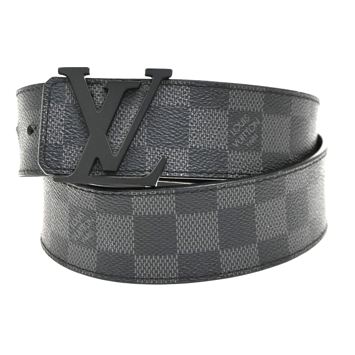LOUIS VUITTON Ceinture LV Initial Belt  85/34 Damier Graphite BK M9808 31YJ005