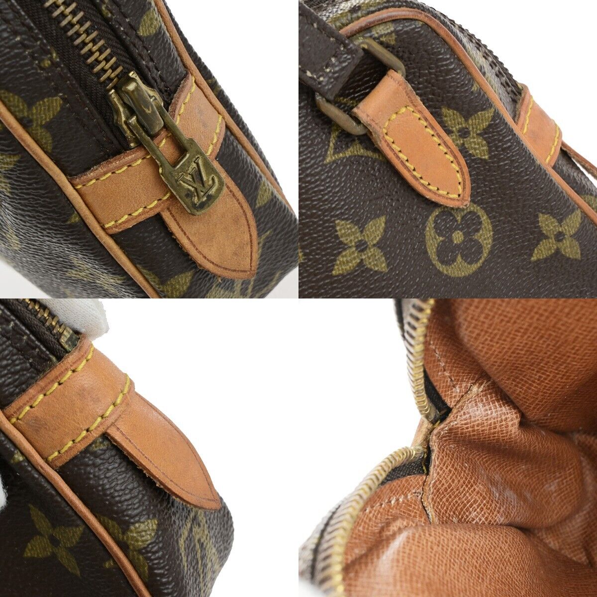 LOUIS VUITTON Marly Bandouliere Shoulder Bag Monogram Leather BN M51828 32ED228