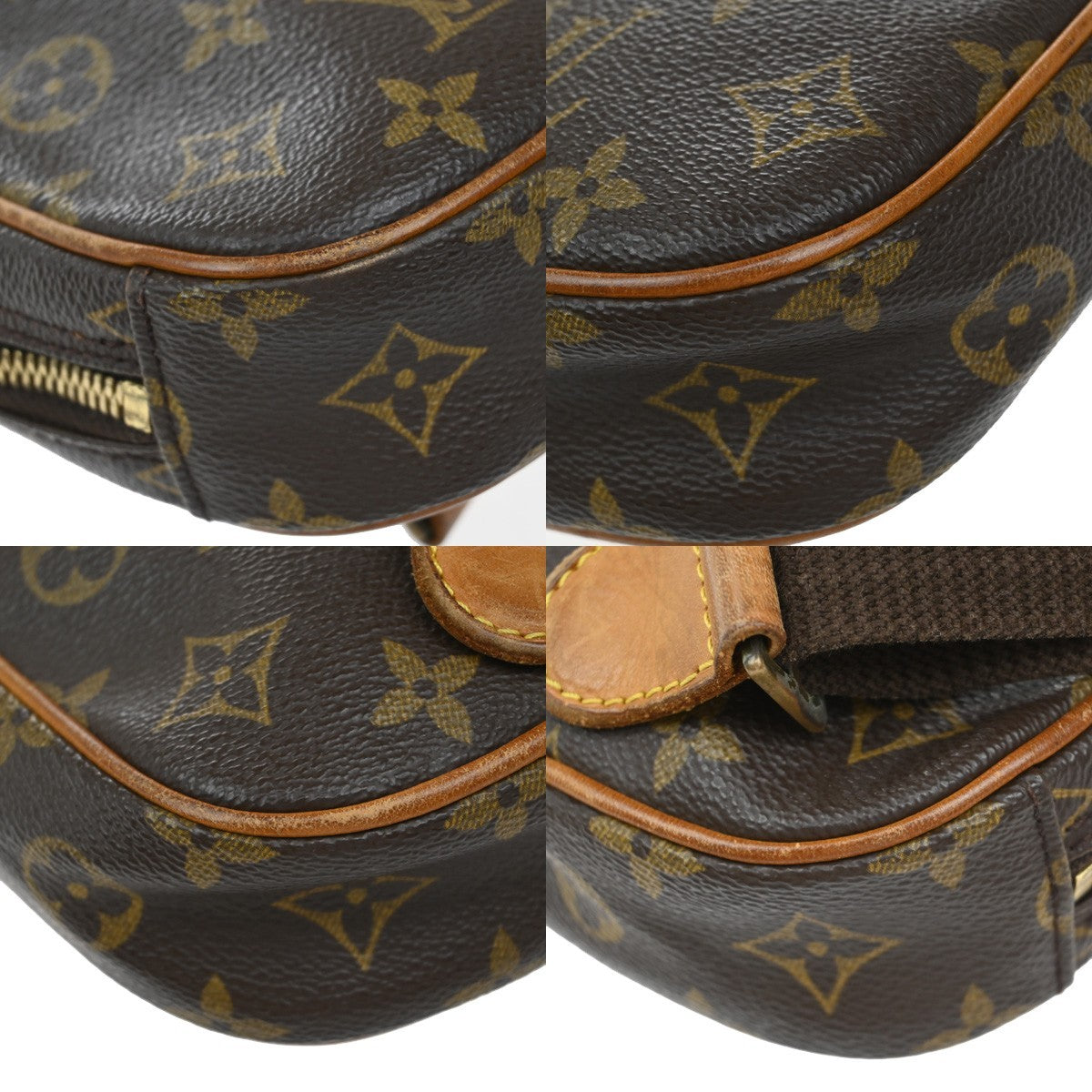 LOUIS VUITTON Pochette Gange Shoulder Bag Monogram Brown Spain M51870 78KB320
