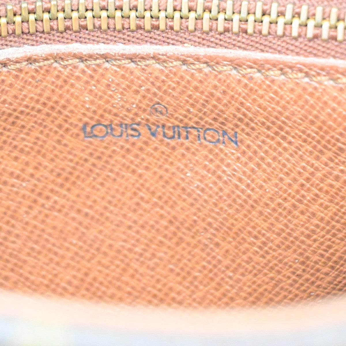 LOUIS VUITTON Saint Cloud MM Shoulder Bag Monogram Leather Brown M51243 36PA097