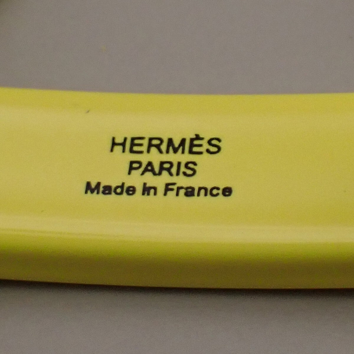 HERMES H Logo Constance Buckle Metal Yellow France 62RK807