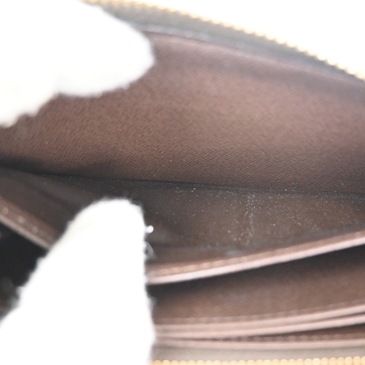 LOUIS VUITTON  3 Set Bifold Wallet Canvas Monogram Idylle Leather Brown 66KC398