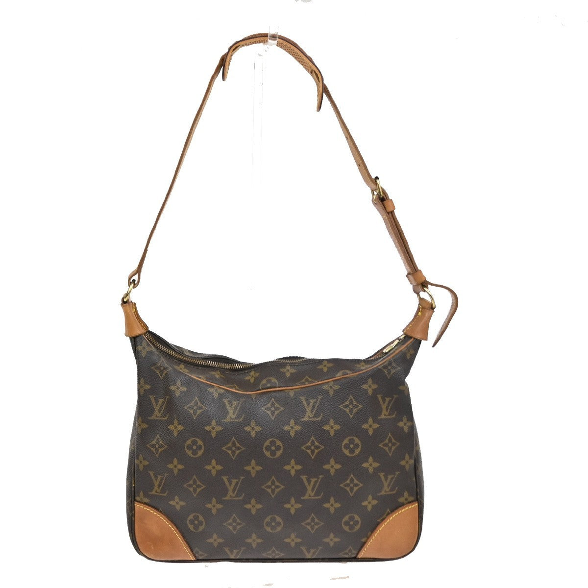 LOUIS VUITTON Boulogne 30 Shoulder Bag Monogram Leather Brown M51265 77CA920