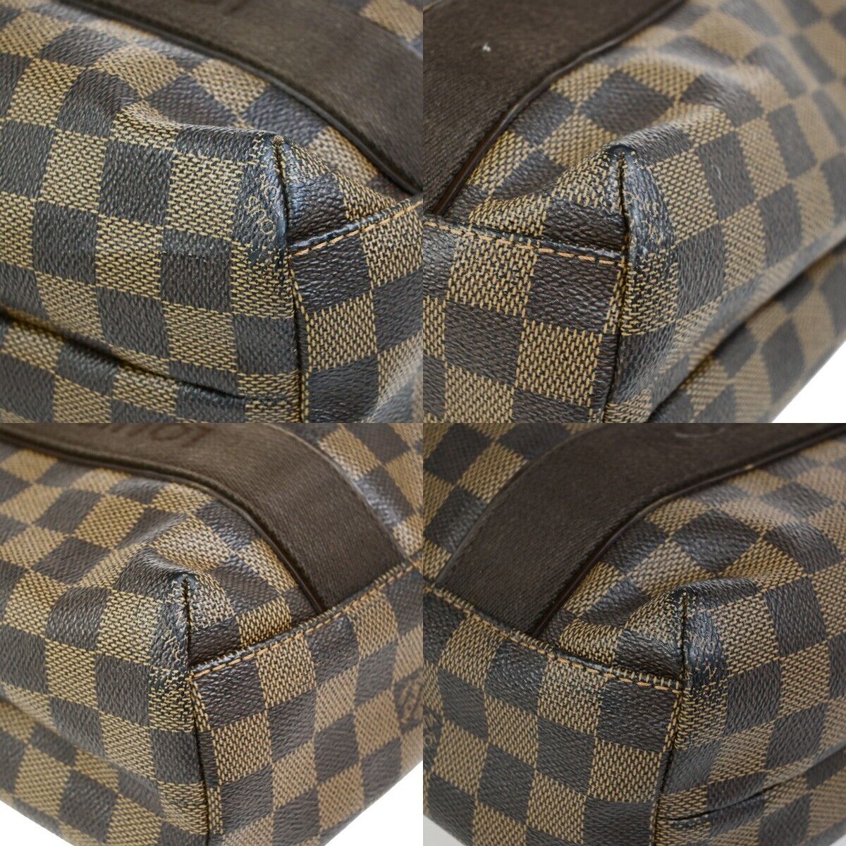 LOUIS VUITTON Cabas Beaubourg Shoulder Bag Damier Ebene Leather N52006 25EC977