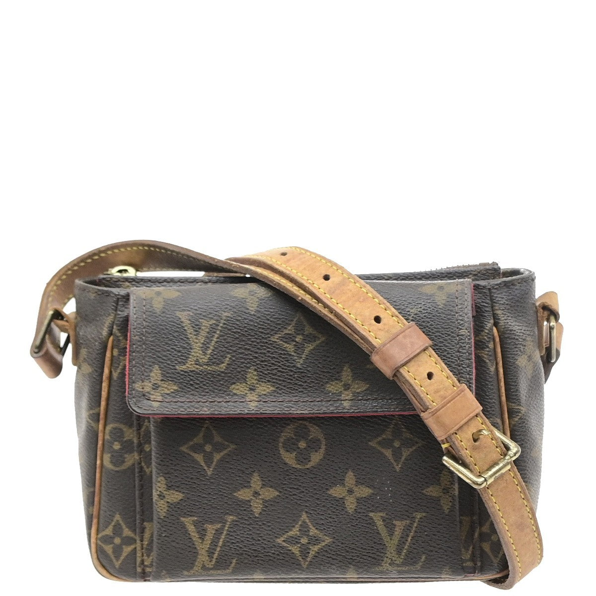 LOUIS VUITTON Viva Cite PM Shoulder Bag Monogram Leather Brown M51165 89SA190
