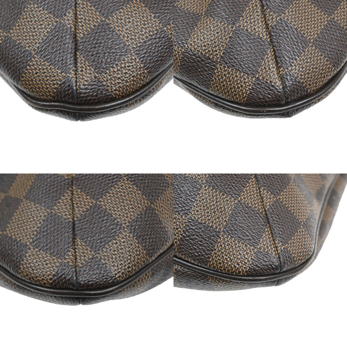 LOUIS VUITTON Bloomsbury PM Shoulder Bag Damier Leather Brown N42251 14CA978