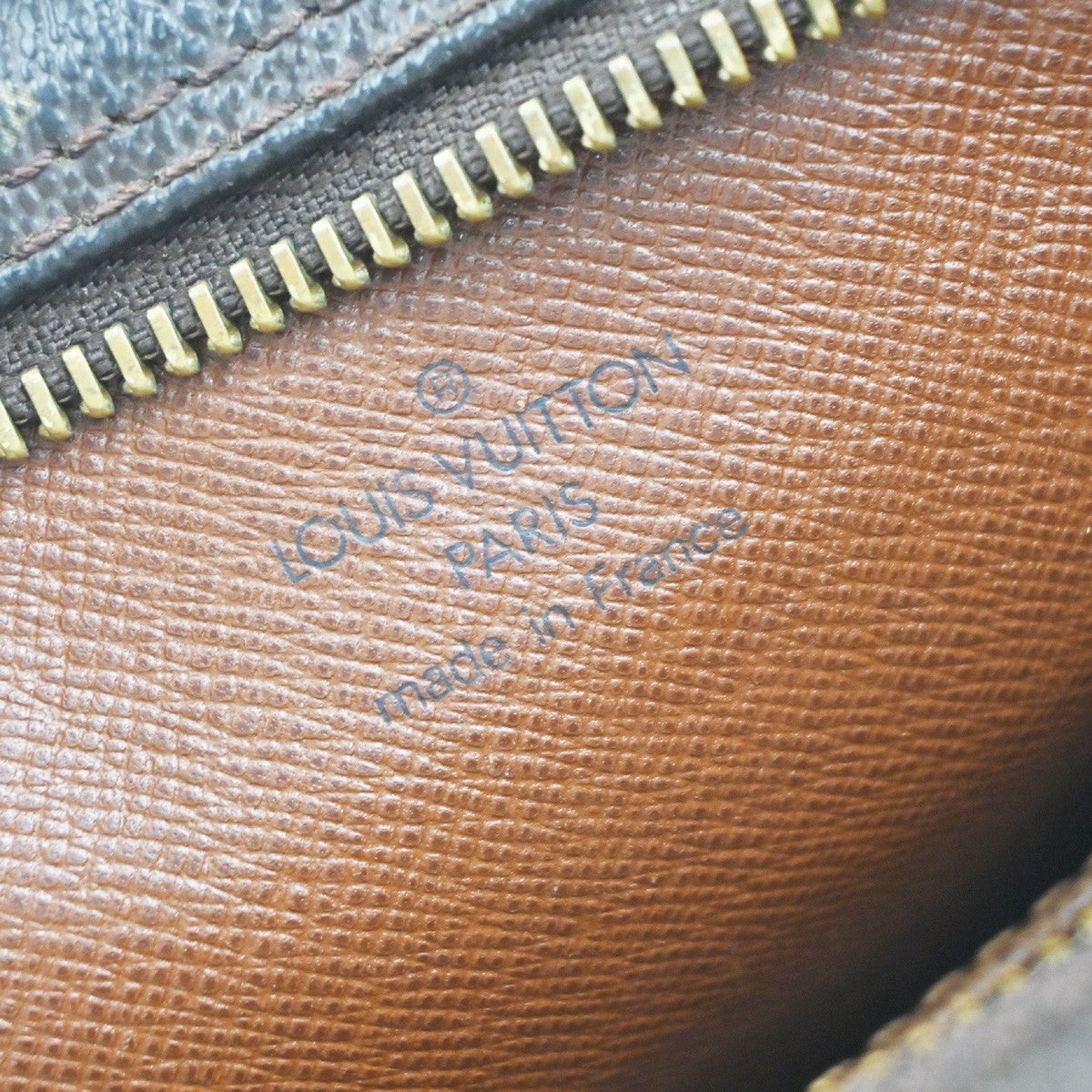 LOUIS VUITTON Danube Shoulder Bag Monogram Leather Brown France M45266 32EF959
