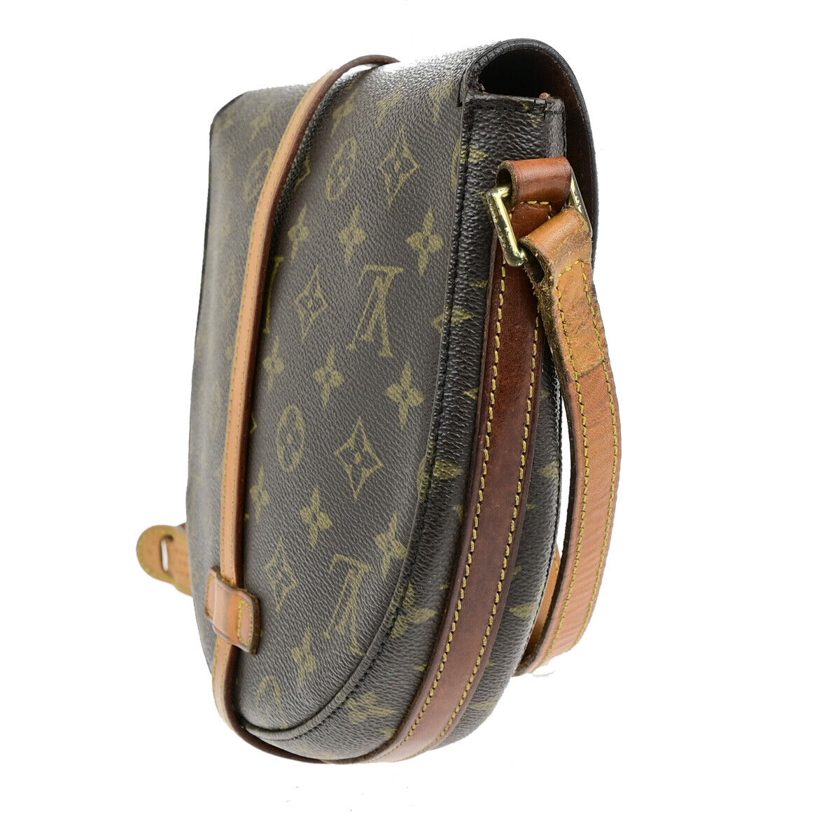LOUIS VUITTONI Chantilly MM Shoulder Bag Monogram Leather Brown M51233 62YG613
