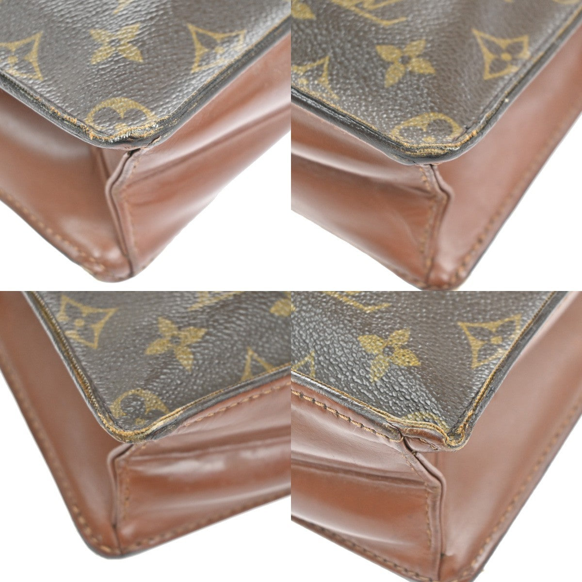 LOUIS VUITTON Pochette Homme Clutch Hand Bag Monogram Leather BN M51795 09MA467