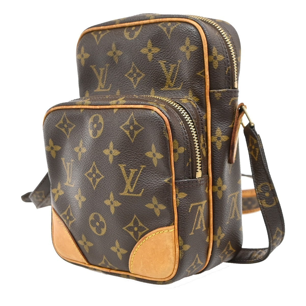 LOUIS VUITTON Amazon Crossbody Shoulder Bag Monogram Leather USA M45236 73KD176