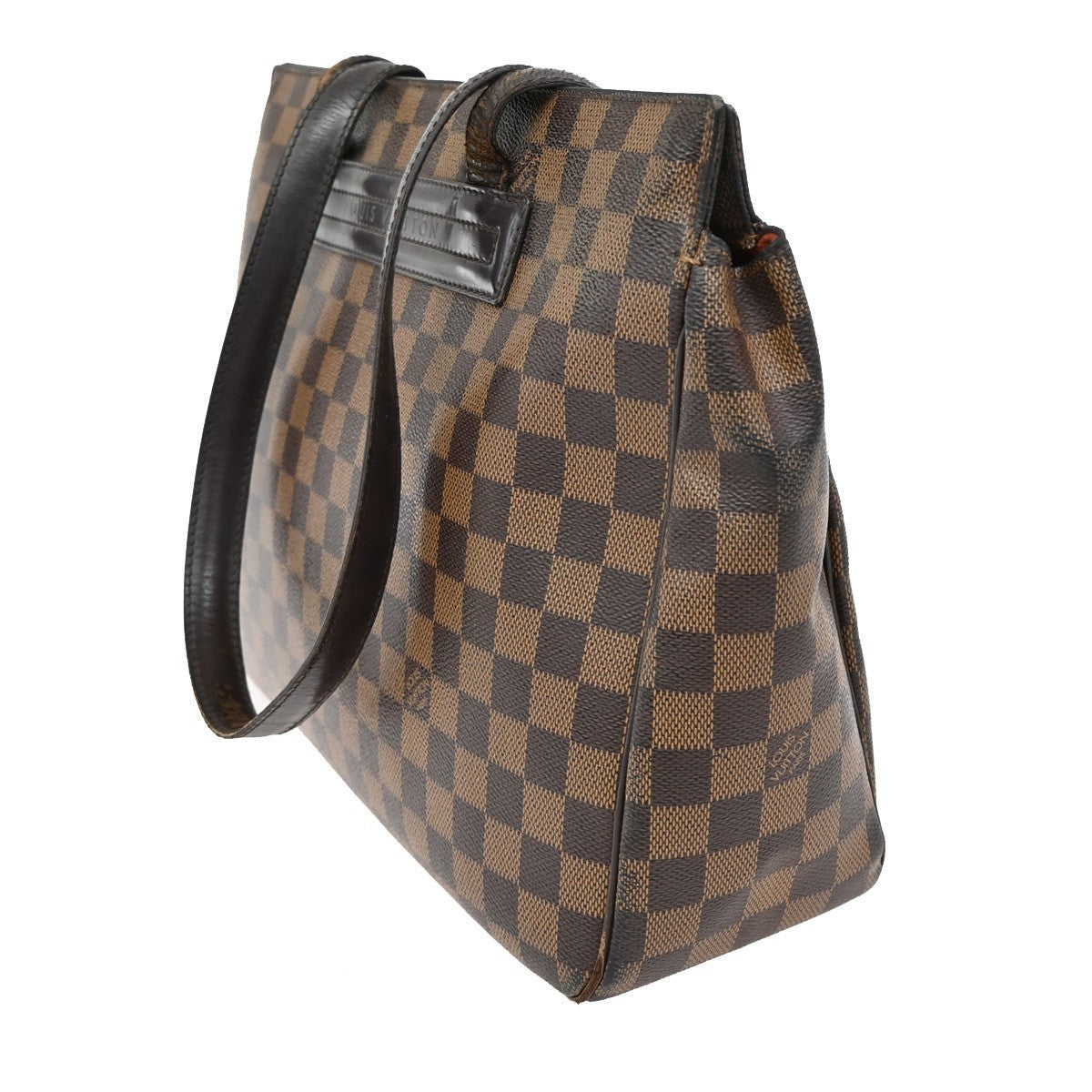 LOUIS VUITTON Parioli PM Shoulder Bag Damier Ebene Leather Brown N51123 32EF886