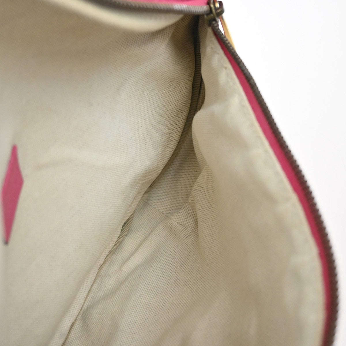 GUCCI GG Logo Print Sherry Bum Body Bag Leather Pink GHW Italy 89CA738