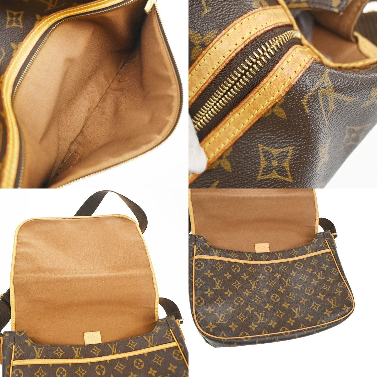 LOUIS VUITTON Messenger Bosphore GM Shoulder Bag Monogram Leather M40105 70YJ190